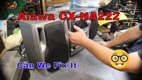 Aiwa Model CX-NA222 CD Changer and Stereo / Will Not Read Discs & Other Problems / Can We Fix It