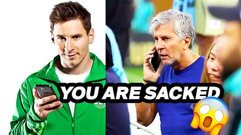 THIS IS WHY LIONEL MESSI forced to SACK HIS FATHER!