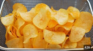 How to make crispy potato chips! -Easy-