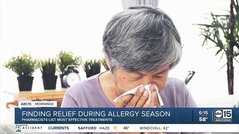 Finding relief during the allergy season