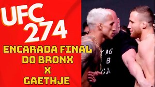 UFC 274 - Encarada final Do bronx vs Gaethje