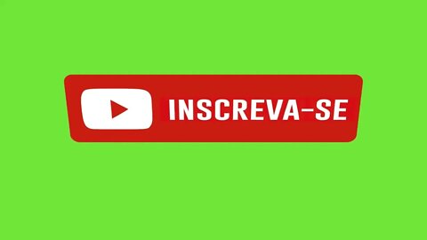 Chroma key botão inscreva-se green screen