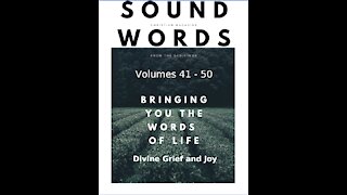 Sound Words, Divine Grief and Joy