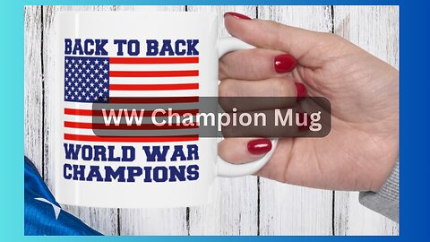 Back To Back World War Champions Mug, American Flag Mug, Patriotic Mug, USA Flag Mug, World War Gift