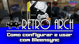 PS1 Classic - Como configurar o Retroarch do BleenSync, + Retroachievements e Jogo Online!