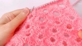 🧶How to knit holes stitch