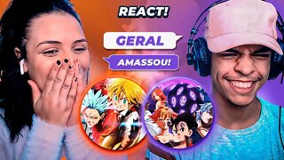 2 em 1 | AniRap | Rap dos 7 Pecados Capitais e Rap dos 10 Mandamentos | [ React Rap Nerd ] 🔥