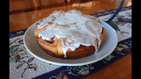 No-Knead “Turbo” Cinnamon Rolls… ready to bake in 2-1/2 hours ("hands-free" technique to make dough)