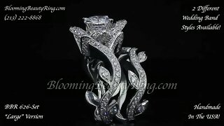 BBR 626 Set Handmade Diamond Engagement Ring Set Large Version