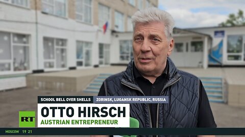 Austrian businessman Otto Hirsch restores schools in Donbass, Russia