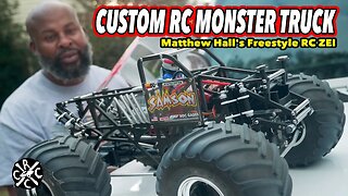 Matthew Hall's Custom Samson Monster Truck On A Freestyle RC ZEI Chassis