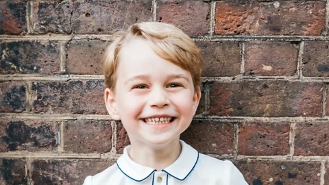 In His Newest Birthday Portrait, Prince George Looks So Happy and Ready to Rule