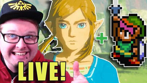 Zelda: Breath of the Wild OLD SKOOL challenge - Top Down Camera, Potions only, and more :D