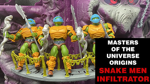 Snake Men Infiltrator - Masters of the Universe Origins - Unboxing and Review