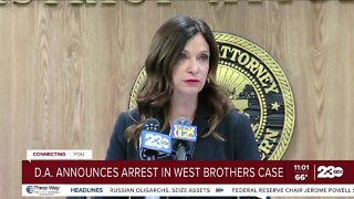 D.A announces arrest in West brothers case, family speaks out