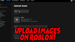 How to Upload Images to Roblox (Upload Decals)