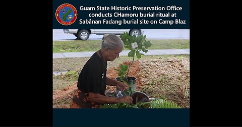 Cultural Ritual Honors Burials at Sabånan Fadang Area of Camp Blaz