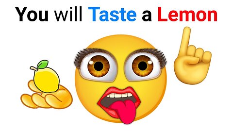 This video will make you feel like You Are Tasting A Lemon!! 😱