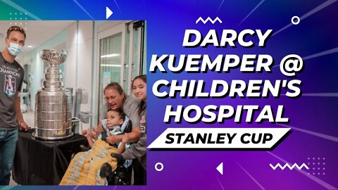 Stanley Cup Champ Darcy Kuemper Visits Jim Pattison Children's Hospital