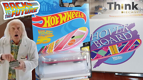 UNBOXING | Hot Wheels Back to The Future 35th Anniversary Mattel Hoverboard Replica | Think Diecast