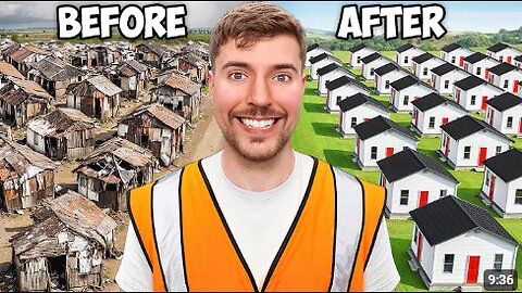 Mr beast "I Built 100 Houses And Gave Them Away!"