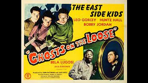 GHOSTS ON THE LOOSE (1943)--colorized