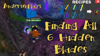 AndersonPlays Roblox Treasure Quest - Where to Find All 6 Hidden Blades (2020/2021)