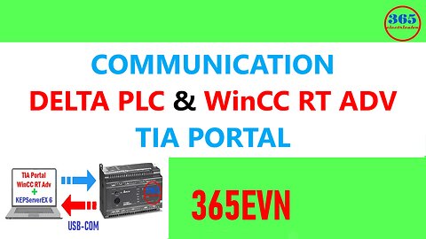 0044 - Delta PLC Connect TIA Portal Through KEPServerEX 6