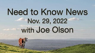 Need to Know News (29 November 2022) with Joe Olson