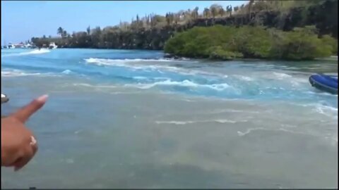 Llegada de Tsunami a Ecuador tras Erupción del Volcán Tonga