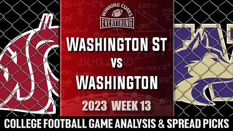 Washington State vs Washington Picks & Prediction Against the Spread 2023 College Football Analysis