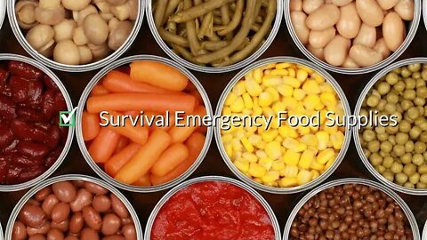 Survival Emergency Food Supplies = Let’s Hope You Never Need Them Here are GREAT SOLUTIONS