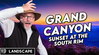 Grand Canyon Photograph South Rim | Sunset Landscape Photography vlog