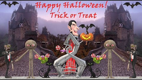 Monster Mash - Bobby Pickett - Happy Halloween - Halloween Party Video - Trick or Treat