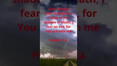 FEAR NO EVIL! | MEMORIZE HIS VERSES TODAY | Psalm 23:4