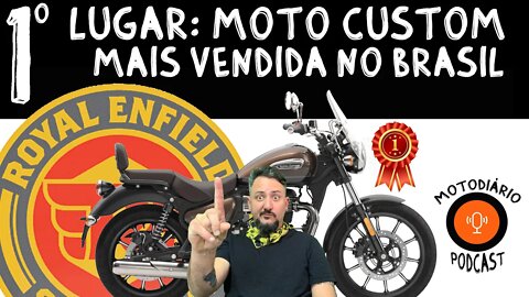 1º LUGAR: Meteor 350 JÁ é a MOTO CUSTOM MAIS VENDIDA NO BRASIL