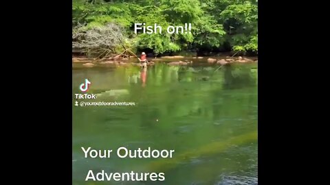 Trout fishing the Buford dam