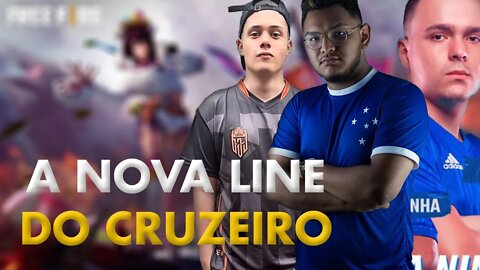 Cruzeiro ANUNCIOU sua NOVA LINE no FREE FIRE!!
