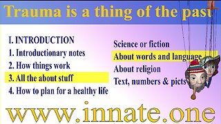 #20 How we CANNOT talk to our subconscious — Trauma is a thing of the past – About words...