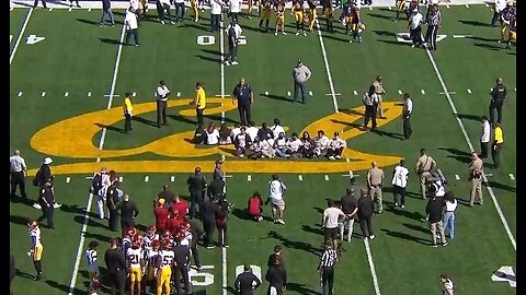 Game Interrupted: USC-Cal Game Disrupted by Protesters on the Field, Fans Cheer A