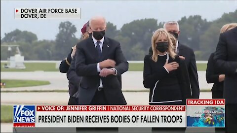 Bored Joe Biden Checks His Watch During Service for Slain Marines