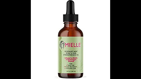 Organics Rosemary Mint Scalp & Hair Strengthening Oil With Biotin & Essential Oi