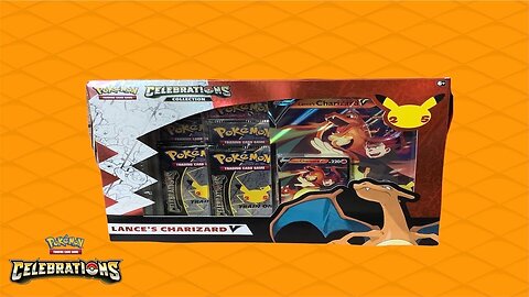 Opening a Pokemon Lance's Charizard Box from Celebrations!