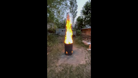 Having a fire