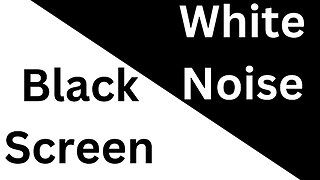 10 Hours of Calming White Noise for Better Sleep - Black Screen Edition