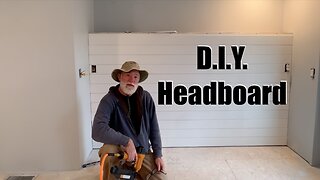 Applying Shiplap to Create a Headboard