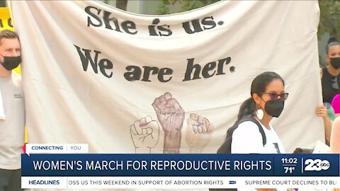 Women's March Kern County joins groups across the nation in march for reproductive rights