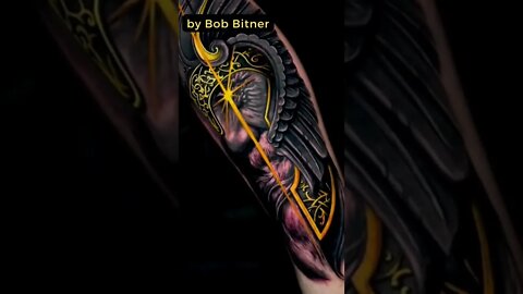 Stunning work by Bob Bitner #shorts #tattoos #inked #youtubeshorts