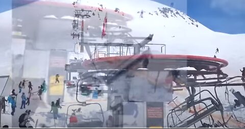 Watch Out-Of-Control Ski Lift Send People Flying (2018)