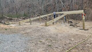 Cabin In The Woods: Part 1 - Starting the Foundation - Time Lapse